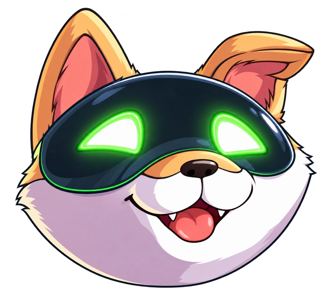 Artificial Inu cyber Shiba mascot